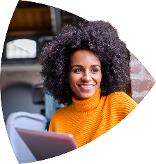 Person using a laptop