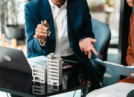 businessman real estate agent